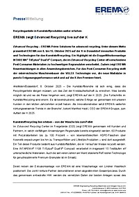 EREMA Pressemitteilung K2025_DE (PDF)
